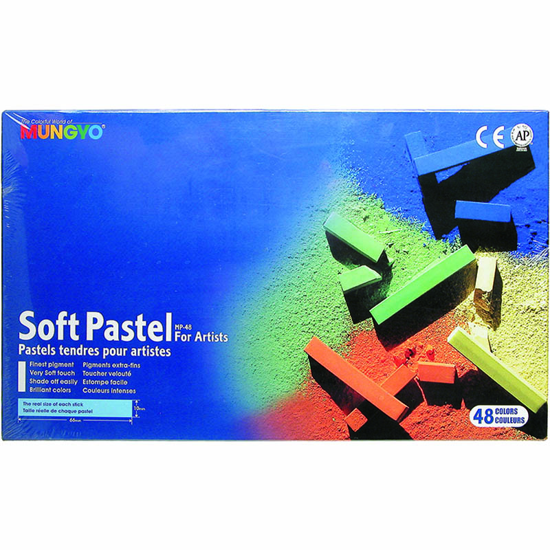 Image for MUNGYO SOFT PASTEL ASSORTED PACK 48 from Ross Office Supplies Office Products Depot