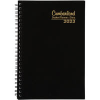 cumberland 57sdbk student diary week to view a5 pp black