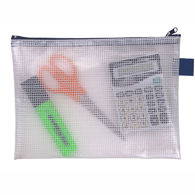 Image for CUMBERLAND DATA WALLET/PENCIL CASE MESH DESIGN ZIPPER CLOSURE 260 X 200MM from Total Supplies Pty Ltd