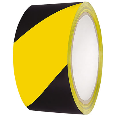 Image for CUMBERLAND WARNING TAPE 48MM X 45M BLACK/YELLOW from Total Supplies Pty Ltd