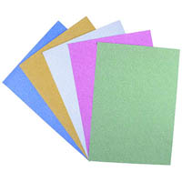colourful days glitter paper a4 150gsm assorted colours pack 50