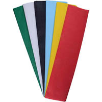 colourful days crepe paper 2400 x 500mm assorted colours pack 12