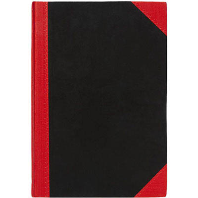 Image for BLACK AND RED NOTEBOOK CASEBOUND RULED 200 PAGE A4 from Total Supplies Pty Ltd