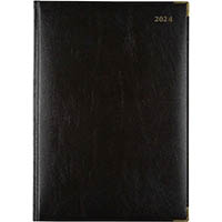 cumberland 91cfbk corporate appointment diary day to page quarto black