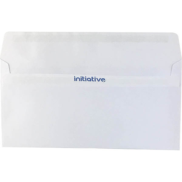 Image for INITIATIVE DL ENVELOPES WALLET PLAINFACE SELF SEAL 80GSM 110 X 220MM WHITE BOX 500 from Ross Office Supplies Office Products Depot