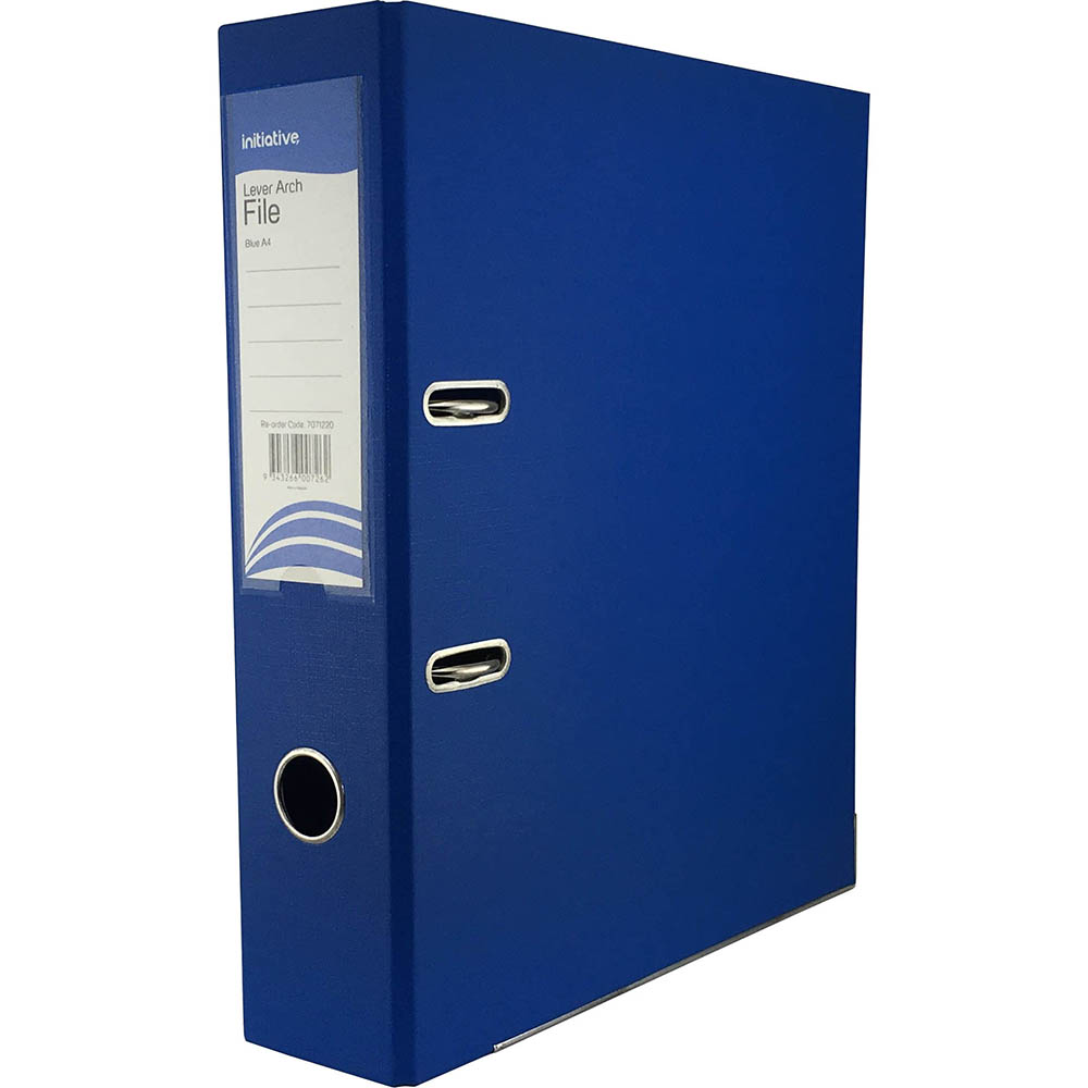 Image for INITIATIVE LEVER ARCH FILE PP 70MM A4 BLUE from MOE Office Products Depot Mackay & Whitsundays