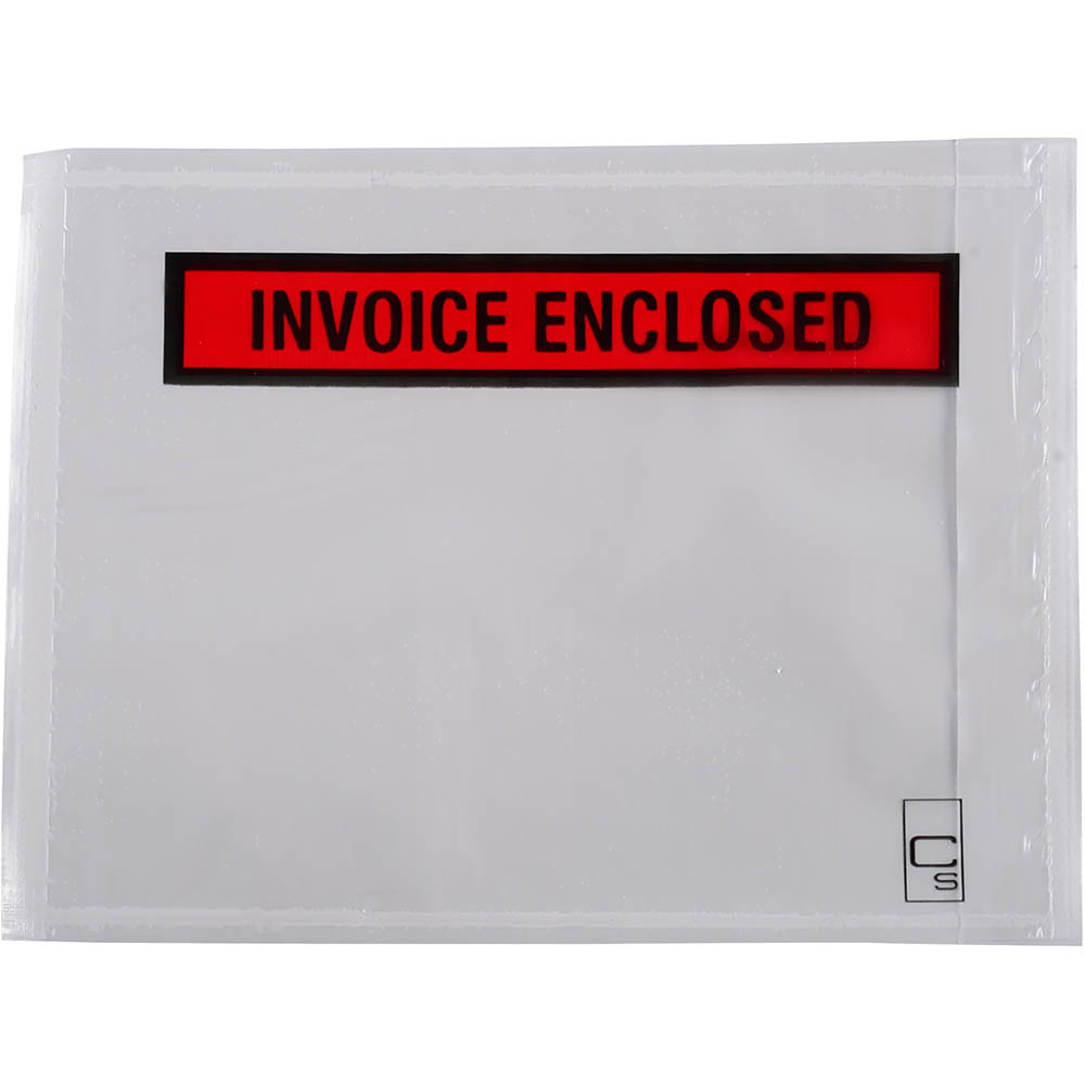 Image for CUMBERLAND PACKAGING LABELOPE INVOICE ENCLOSED 155 X 115MM WHITE BOX 1000 from Office Products Depot Macarthur