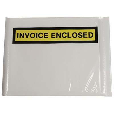 Image for CUMBERLAND PACKAGING ENVELOPE INVOICE ENCLOSED 155 X 115MM WHITE BOX 100 from Office Products Depot Macarthur