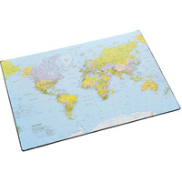 cumberland desk mat with world map 435 x 620mm