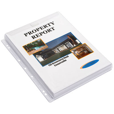Image for MARBIG PROFESSIONAL SHEET PROTECTORS AND FLAP A4 CLEAR PACK 10 from Total Supplies Pty Ltd