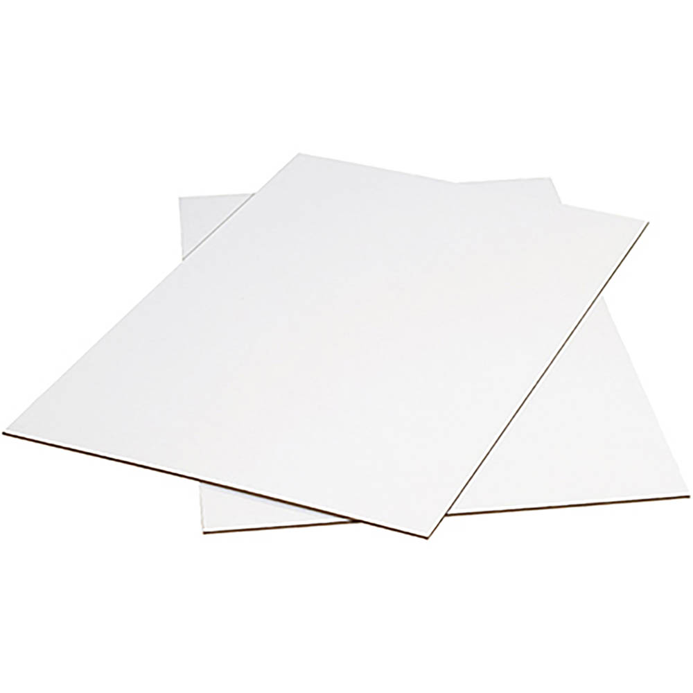 Image for COLOURFUL DAYS WHITE PASTEBOARD 250GSM 510 X 640MM PACK 100 from MOE Office Products Depot Mackay & Whitsundays