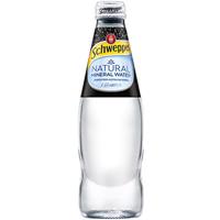 schweppes natural mineral water bottle 300ml carton 24