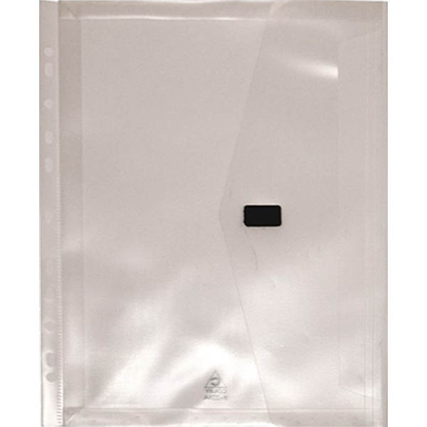 Image for POP POLYWALLY BINDER WALLET HOOK AND LOOP CLOSURE 30MM GUSSET A4 CLEAR from Office Products Depot
