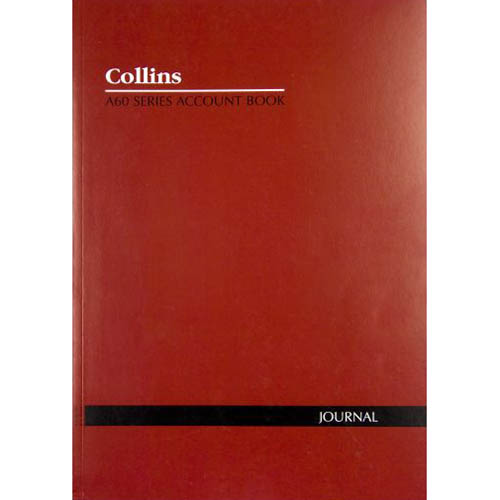 Image for COLLINS A60 SERIES ACCOUNT BOOK JOURNAL 60 LEAF A4 RED from Office Products Depot Gold Coast