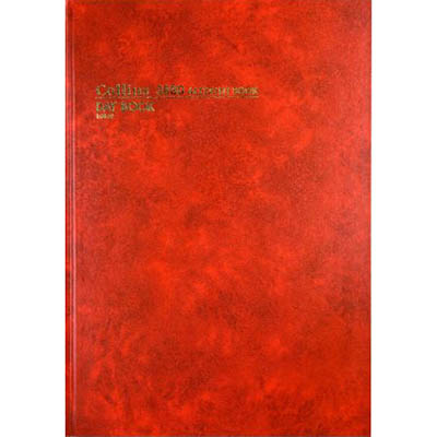 Image for COLLINS 3880 SERIES ACCOUNT BOOK DAY BOOK PAGED 84 LEAF A4 RED from Ross Office Supplies Office Products Depot