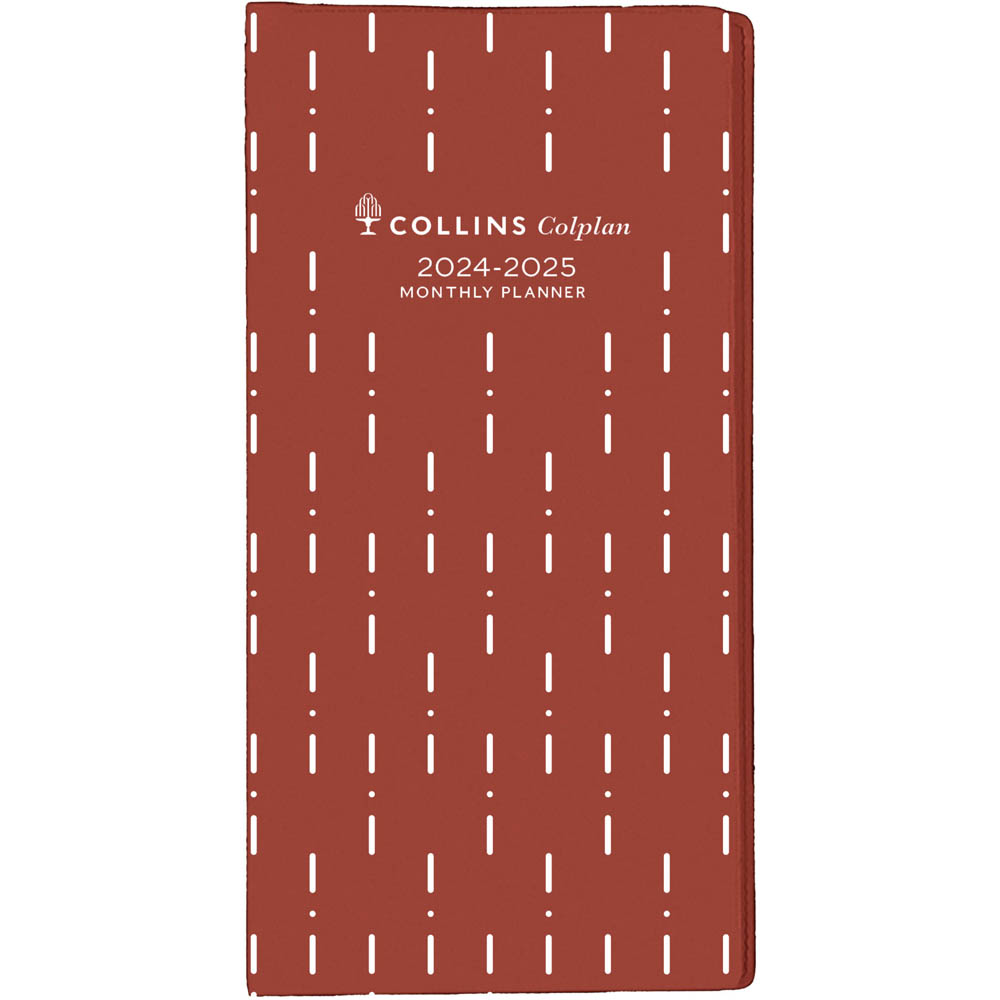 Image for COLLINS COLPLAN 11W.V15 EARLY EDITION PLANNER DIARY 2 YEAR MONTH TO VIEW B6/7 RED from MOE Office Products Depot Mackay & Whitsundays