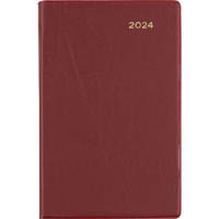 collins belmont pocket 157.v78 diary 125 x 80mm burgundy
