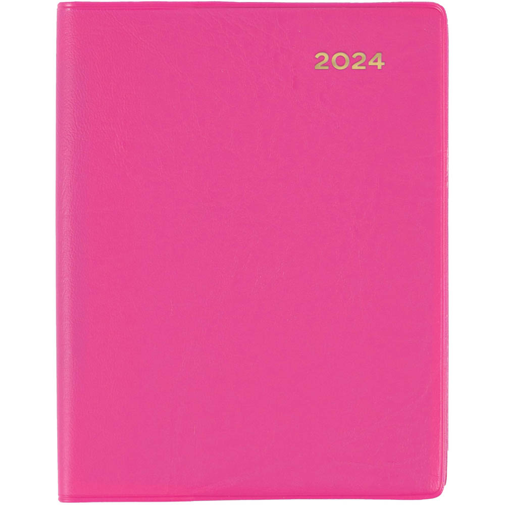 Image for COLLINS BELMONT COLOURS POCKET 337P.V50 DIARY WITH PENCIL WEEK TO VIEW A7 PINK from Ross Office Supplies Office Products Depot