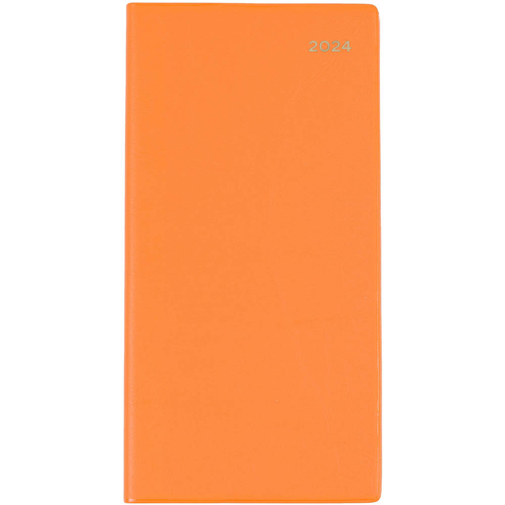Image for COLLINS BELMONT COLOURS POCKET 377P.V44 DIARY WEEK TO VIEW B6/7 PORTRAIT ORANGE from Ross Office Supplies Office Products Depot