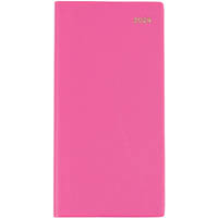 collins belmont slimline 377p.v50 diary week to view b6/7 pink