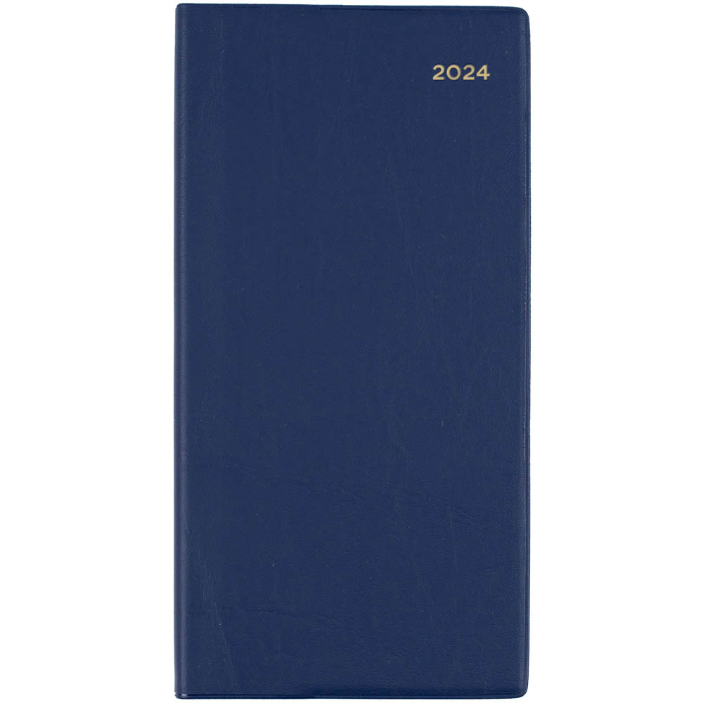 Image for COLLINS BELMONT COLOURS POCKET 377P.V59 DIARY WEEK TO VIEW B6/7 PORTRAIT NAVY from Ross Office Supplies Office Products Depot