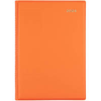 collins belmont colours 387.v44 diary week to view a5 orange