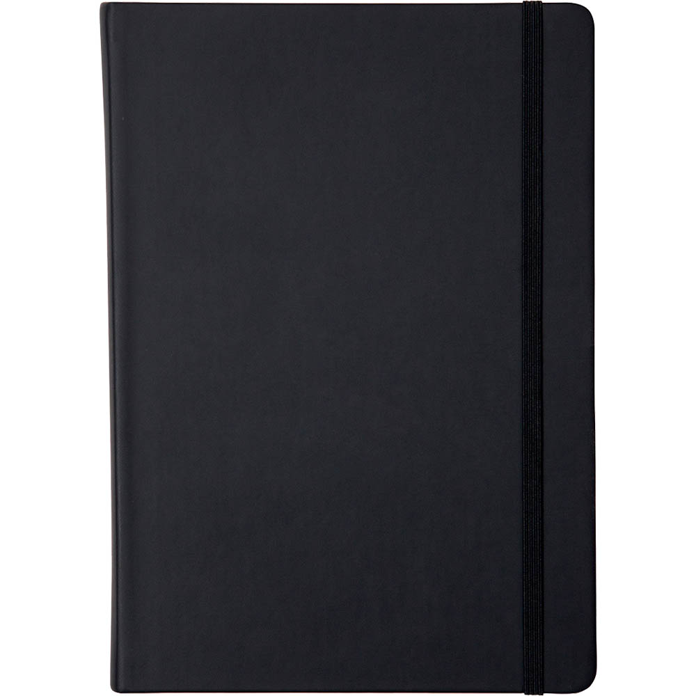 Image for COLLINS LEGACY NOTEBOOK RULED 240 PAGE EXPANDABLE INNER POCKET A5 BLACK from Office Products Depot