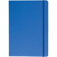 collins legacy notebook ruled 240 page expandable inner pocket a5 blue