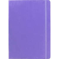 collins legacy notebook ruled 240 page expandable inner pocket a5 purple