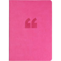 collins edge notebook ruled 240 page rainbow edging a5 pink