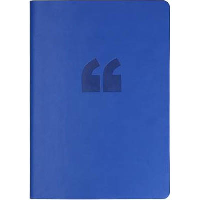 Image for COLLINS EDGE NOTEBOOK RULED 240 PAGE RAINBOW EDGING A5 INDIGO from Office Products Depot