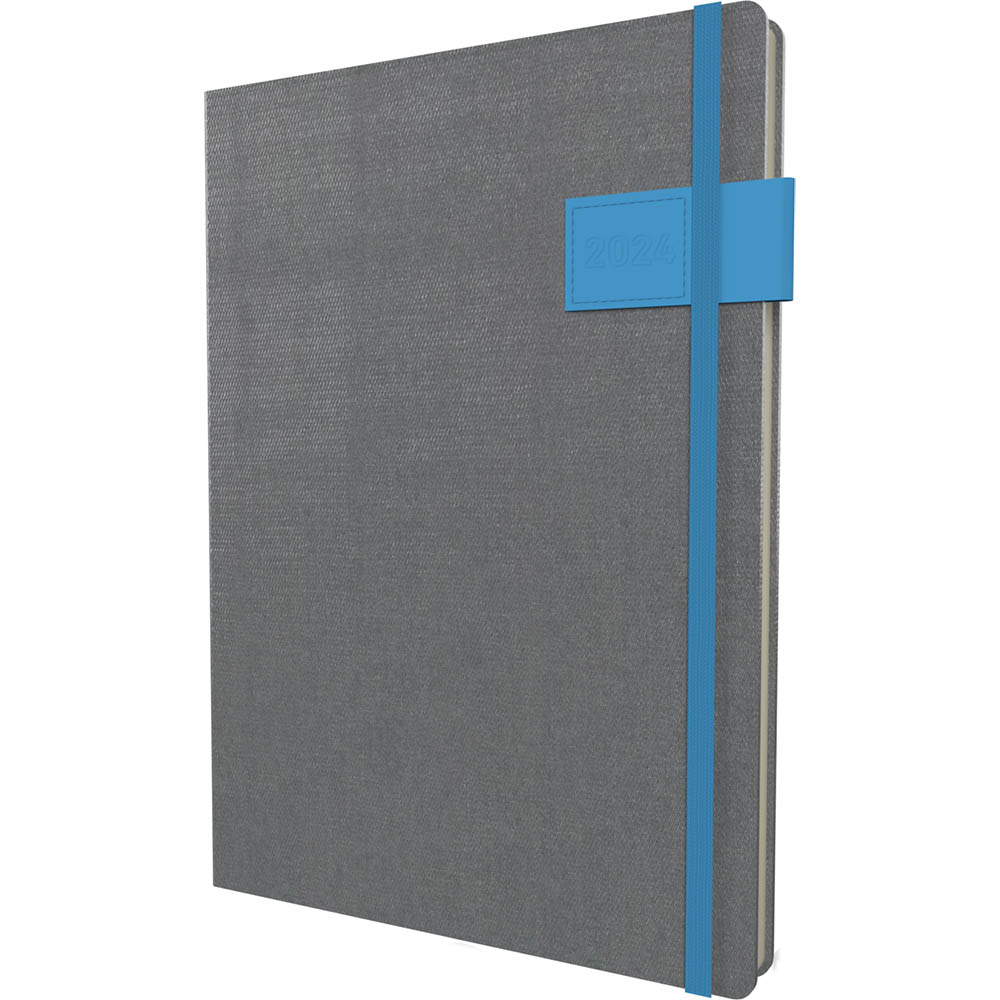 Image for COLLINS GAIA GA153.57 DIARY WEEK TO VIEW A5 BLUE from Ross Office Supplies Office Products Depot