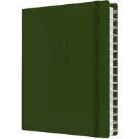 collins plan + note pro pnp85.u52 diary with notepad week to view a5 green