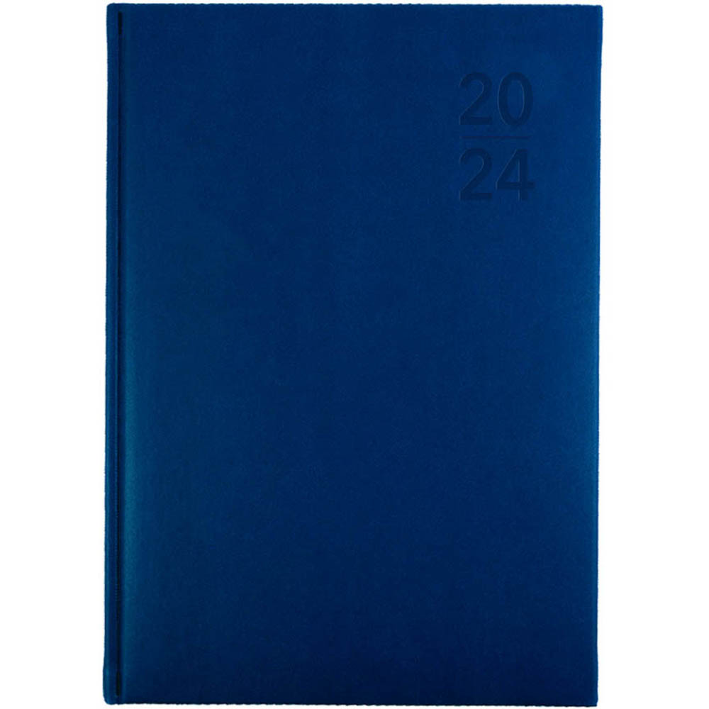 Image for DEBDEN SILHOUETTE S5700.P59 DIARY WEEK TO VIEW A5 NAVY from Ross Office Supplies Office Products Depot