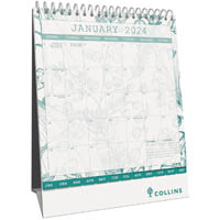 collins tara desk calendar tadc month to view 220 x 175mm