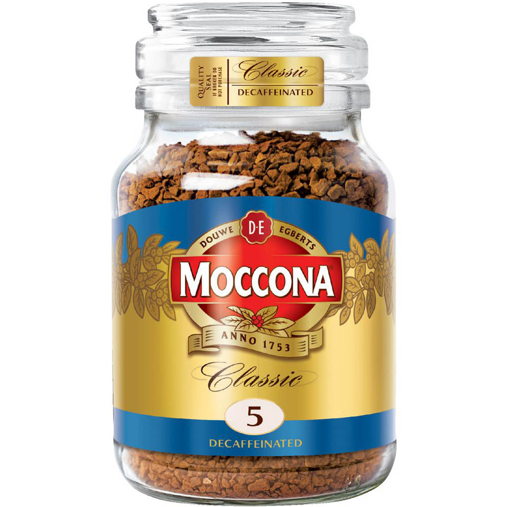 Image for MOCCONA CLASSIC DECAF INSTANT COFFEE 100G JAR from Barkers Rubber Stamps & Office Products Depot