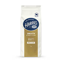 harris smooth coffee beans medium roast 1kg bag