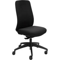 buro vela task chair medium back black