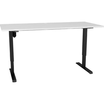 Image for CONSET 501-33 ELECTRIC HEIGHT ADJUSTABLE DESK 1800 X 800MM WHITE/BLACK from Total Supplies Pty Ltd