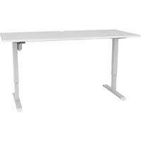 conset 501-33 electric height adjustable desk 1800 x 800mm white/white