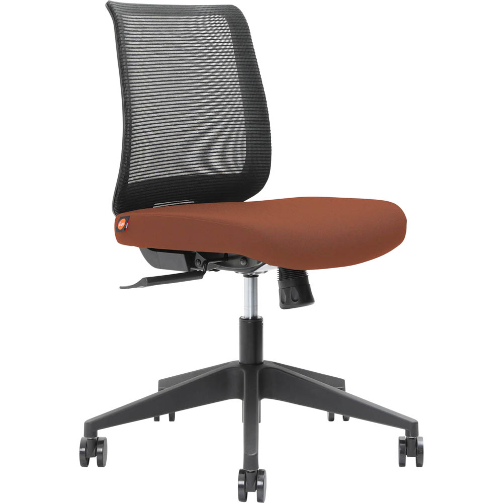 Image for BRINDIS TASK CHAIR LOW MESH BACK NYLON BASE BRICK from Office Products Depot