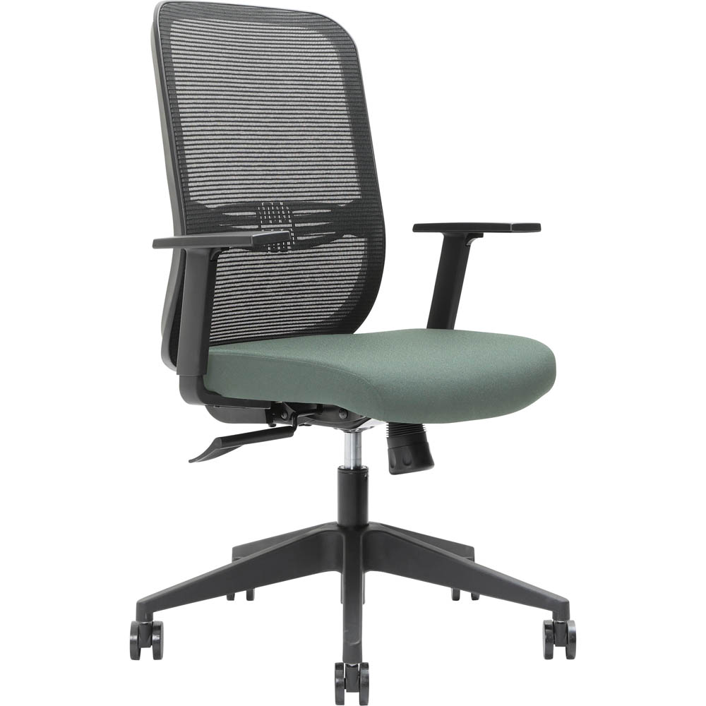 Image for BRINDIS TASK CHAIR HIGH MESH BACK NYLON BASE ARMS CLOUD from Office Products Depot