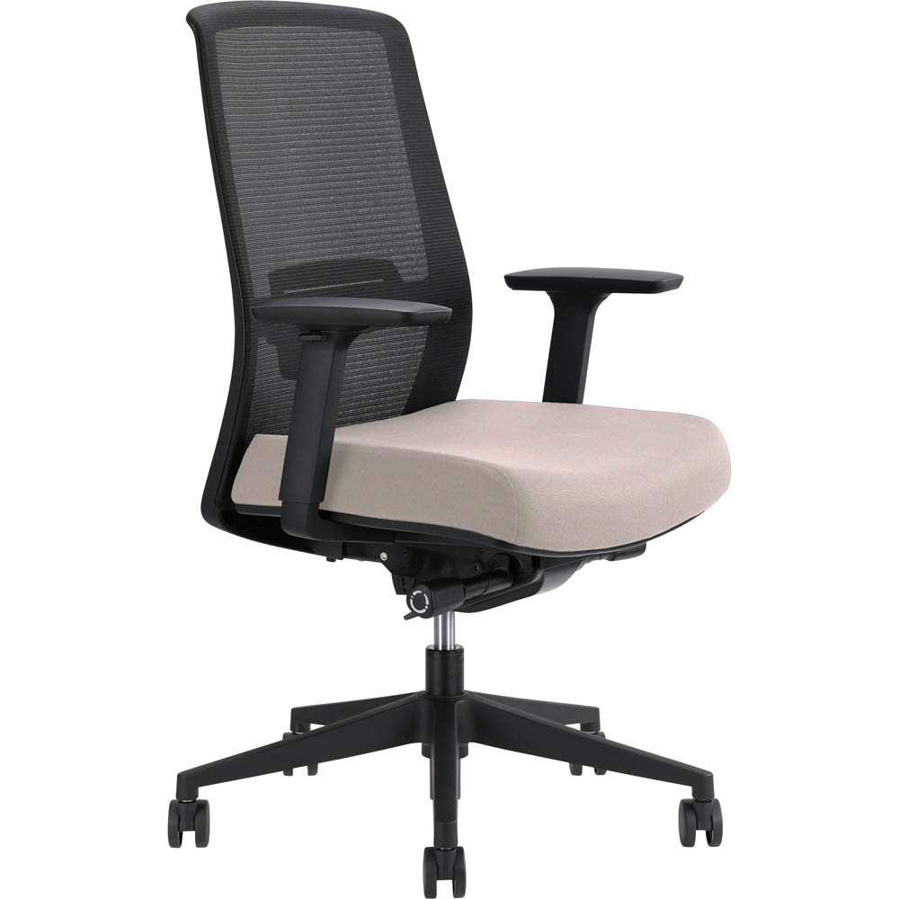 Image for JIRRA SIDE CONTROL SYNCHRO HIGH MESH BACK ARMS BLACK BACK PETAL SEAT from Office Products Depot