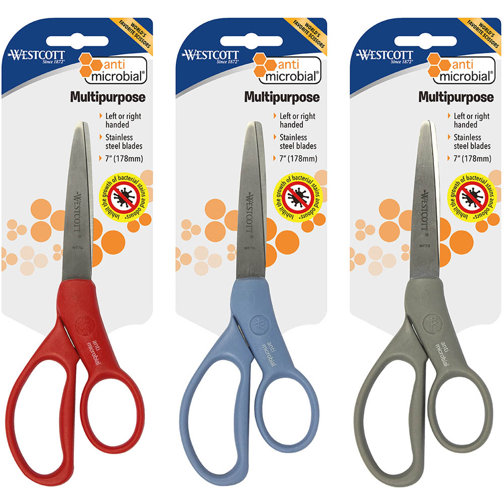 Image for WESTCOTT MICROBAN STUDENT SCISSOR 7 INCH from Albany Office Products Depot