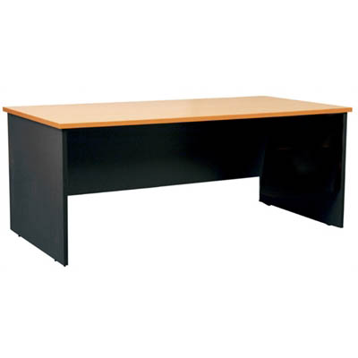 Image for OXLEY DESK 1800 X 750 X 730MM BEECH/IRONSTONE from Office Products Depot