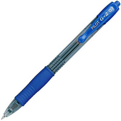Image for PILOT G2 RETRACTABLE GEL INK PEN 0.7MM BLUE from Office Products Depot