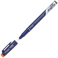 pilot frixion erasable fineliner pen 0.45mm orange