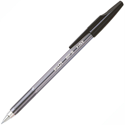 Image for PILOT BP-S STICK TYPE BALLPOINT PEN FINE BLACK from Albany Office Products Depot
