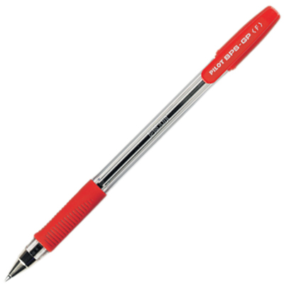 Image for PILOT BPS-GP BALLPOINT GRIP STICK PEN FINE RED from Office Products Depot