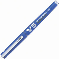 pilot v5 begreen hi-techpoint rollerball gel pen extra fine 0.5mm blue